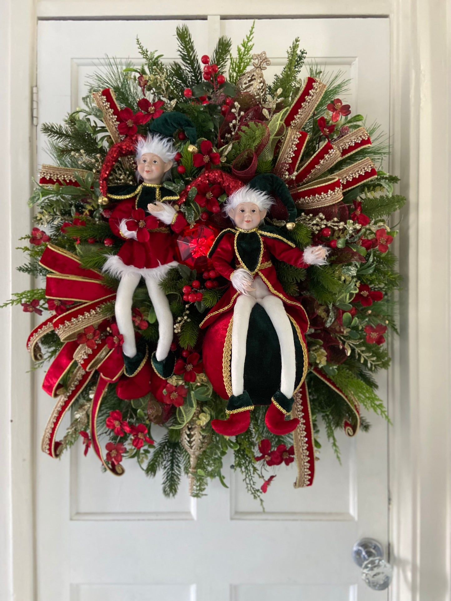Elf Christmas wreath