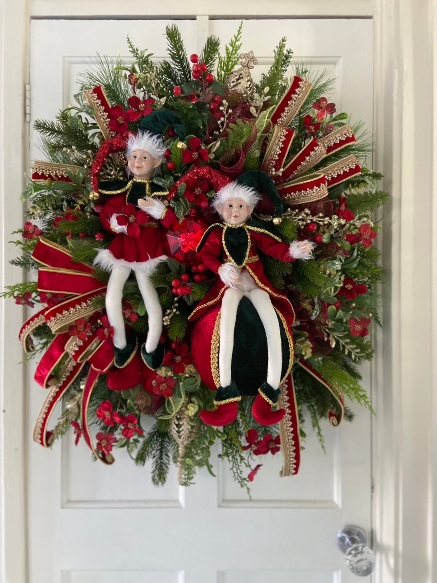 Elf Christmas wreath